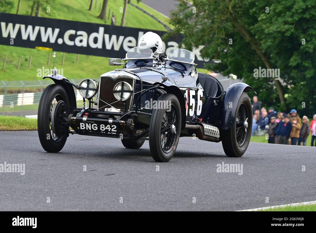 James Ricketts, Riley Special, Melville Trophy Race for VSCC Specials, VSCC, Vintage Motorsport Festival, Shuttleworth Nuffield und Len Thompson Troph Stockfoto