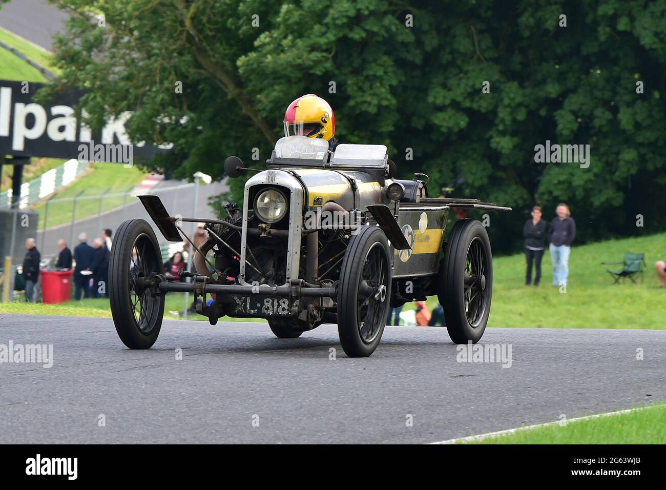 Hughie Walker, GN Thunderbug, Melville Trophy Race for VSCC Specials, VSCC, Vintage Motorsport Festival, Shuttleworth Nuffield und Len Thompson Trophi Stockfoto