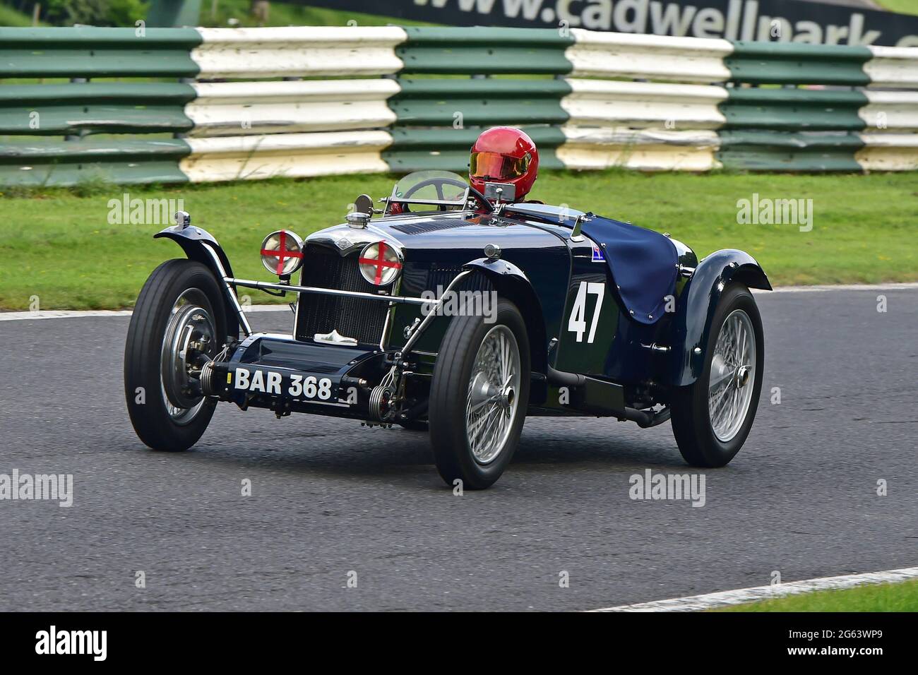 Colin Wolstenholme, Riley Racing MPH, Melville Trophy Race for VSCC Specials, VSCC, Vintage Motorsport Festival, Shuttleworth Nuffield und Len Thompso Stockfoto