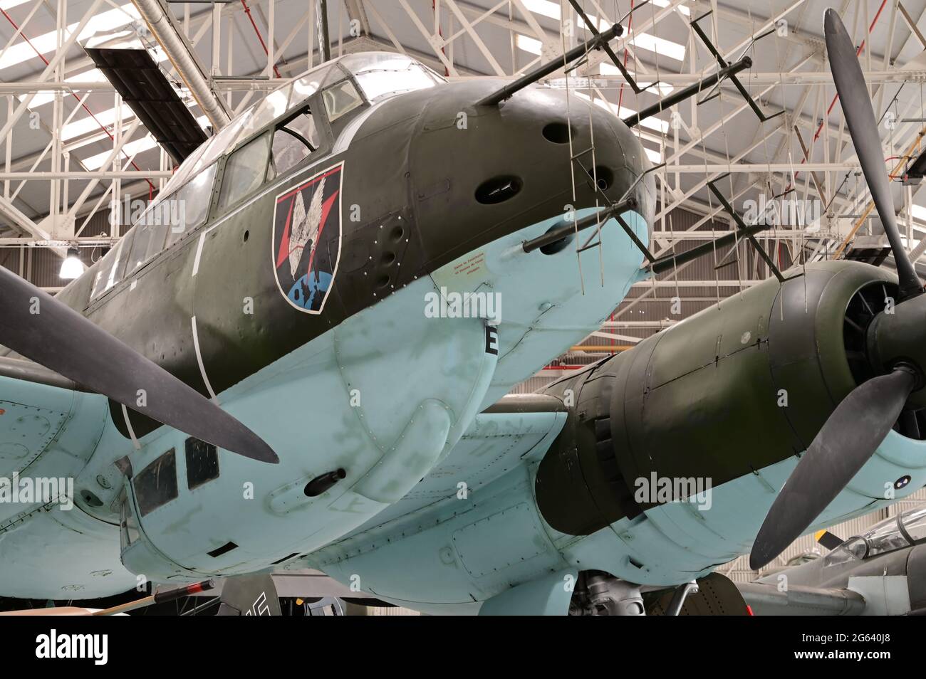 Junkers Ju 88R 1 bei RAF Cosford Stockfoto