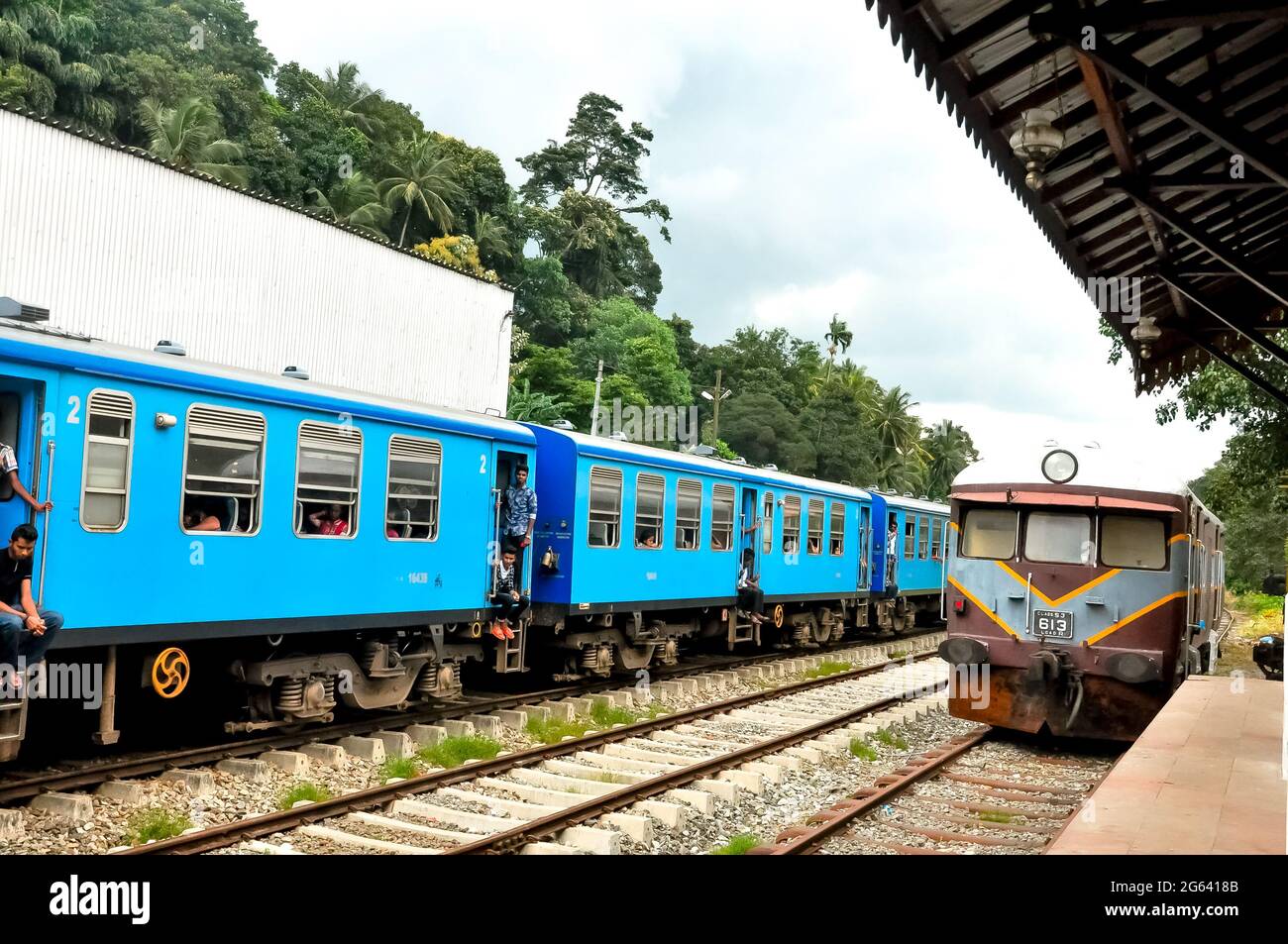 National Railway Museum ist das National Railway Museum von Sri Lanka, in Kadugannawa. Das Eisenbahnmuseum ist im Besitz der Sri Lanka Railways. Stockfoto
