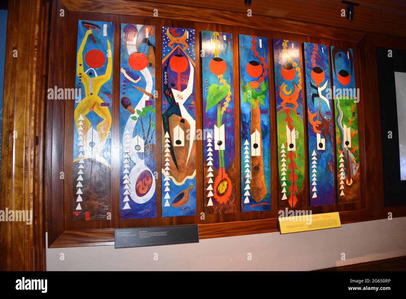 Oahu, Hawaii. USA 6/9/2021. (Umgebungslicht/Blitz) Bishop Museum 1889. Weltklasse-Sammlung von hawaiianischen und pazifischen Kulturen. Stockfoto