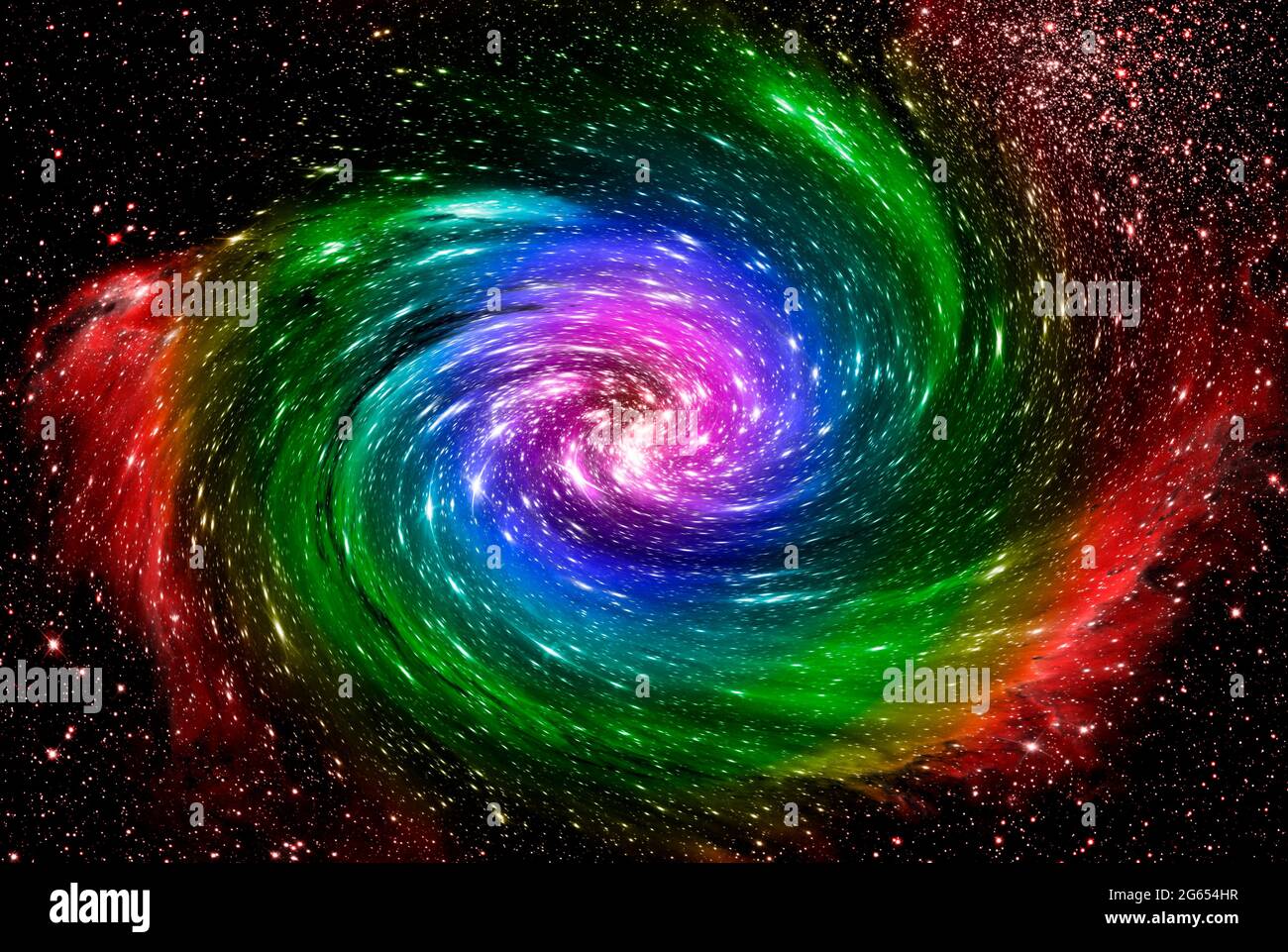 Nebel, konzeptuelle Illustration Stockfoto