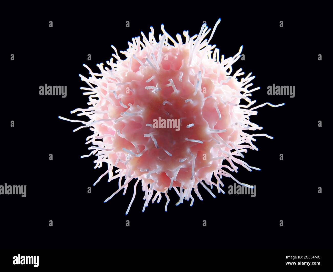 Natürliche Killerzelle, Illustration Stockfoto