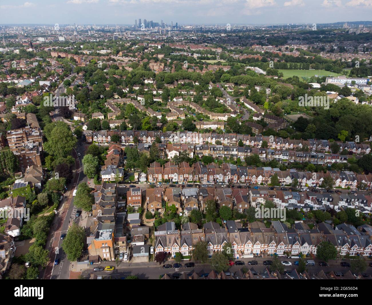 Herne Hill, South london, england Stockfoto