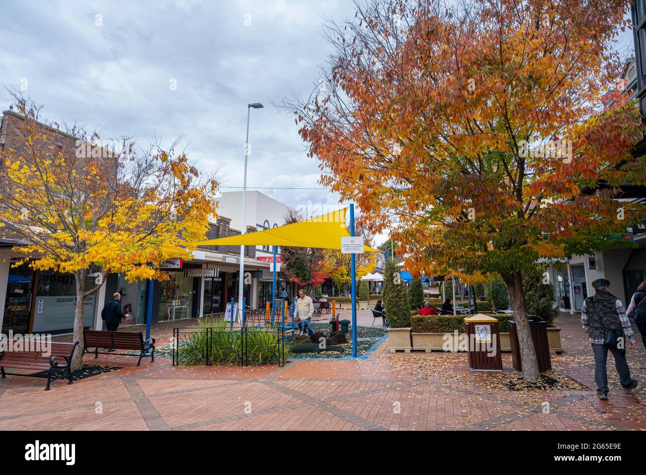The Mall, Stadtzentrum, Armidale, NSW Australien Stockfoto