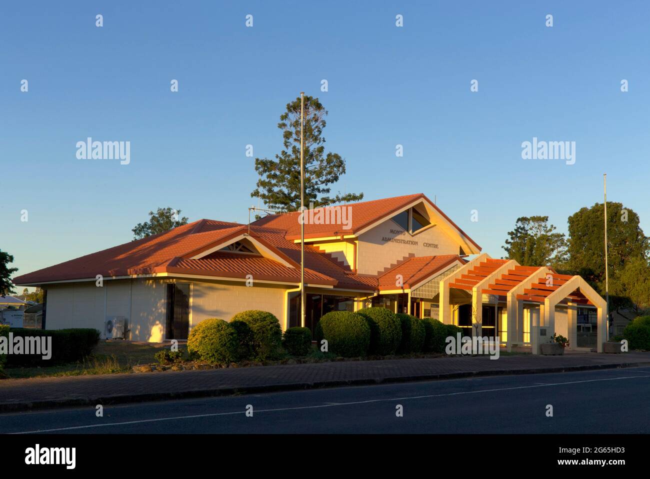 Council Chambers Monto North Burnett Queensland Australien Stockfoto