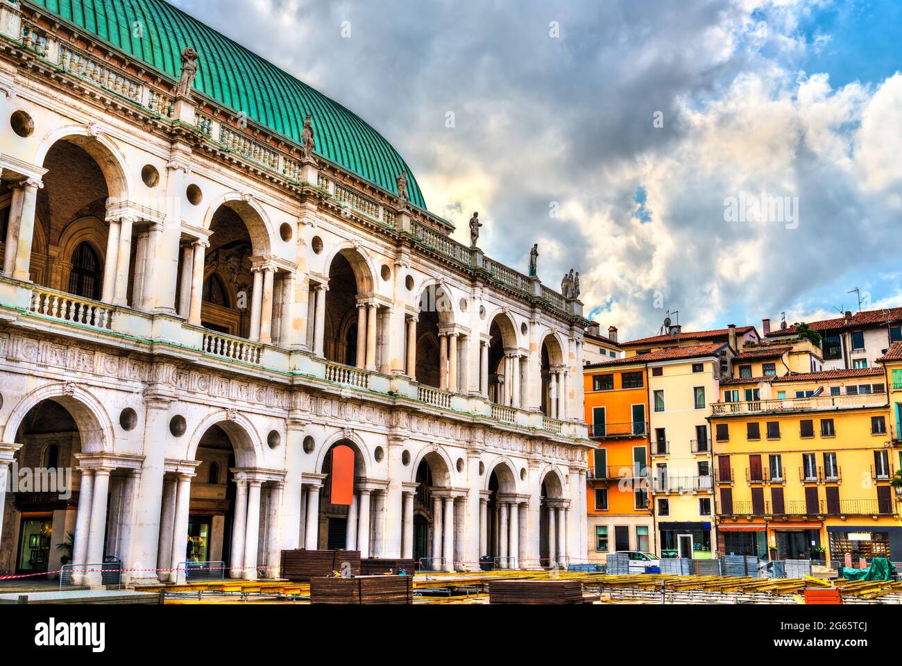 Basilika Palladiana in Vicenza, Italien Stockfoto