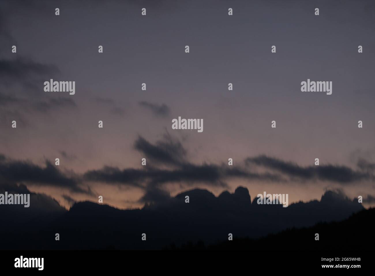 Eine Nahaufnahme von Wolken am Himmel Stockfoto