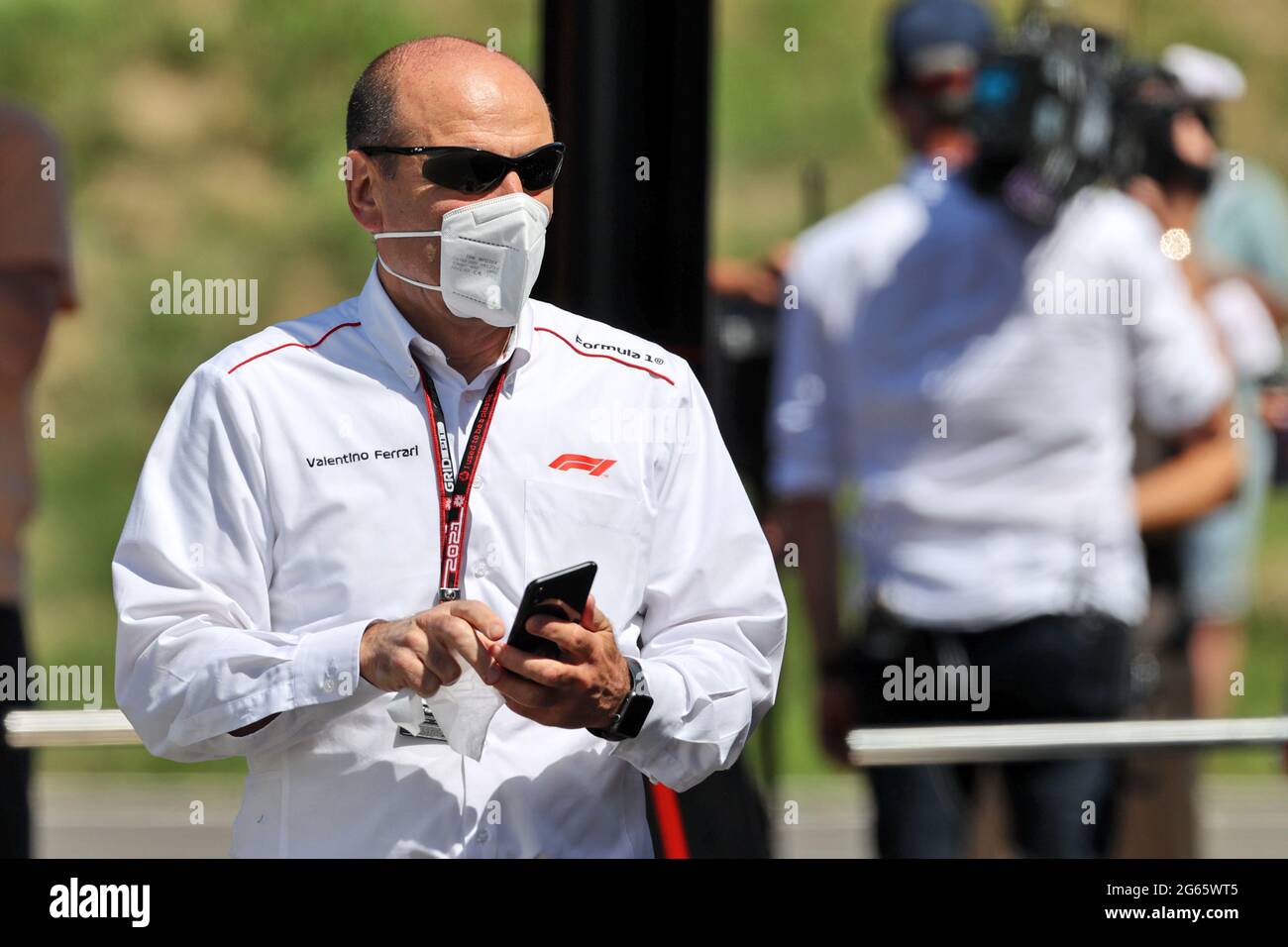 Spielberg, Österreich. Juli 2021. Valentino Ferrari (ITA) F1. Großer Preis von Österreich, Samstag, 3. Juli 2021. Spielberg, Österreich. Quelle: James Moy/Alamy Live News Stockfoto