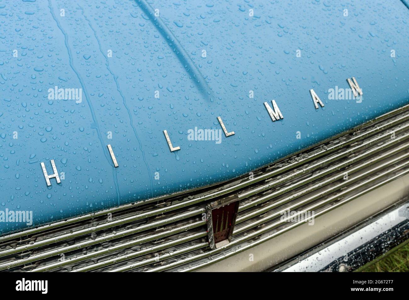 Hillman Super Minx. Fylde Vintage and Farm Show 2021. Stockfoto