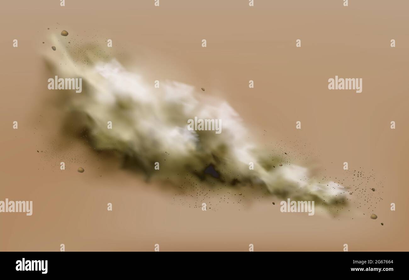 Staub Wolke schmutzigen Vektor . Illustrator 10 Stock Vektor