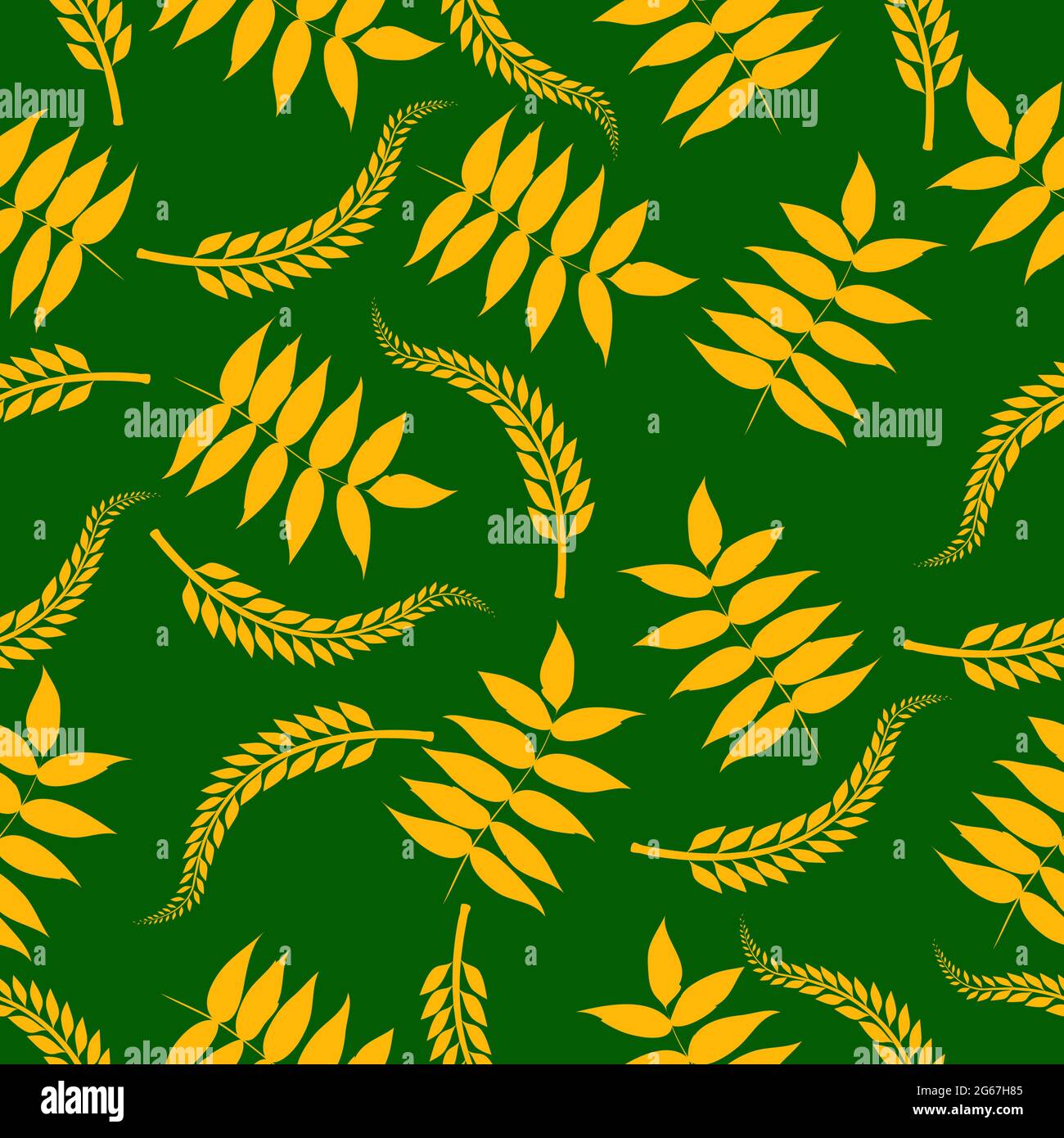 Abstract Floral Design Konzept der indischen Volkskunst isoliert auf weißem Hintergrund ist in Nahtloses Muster Stock Vektor