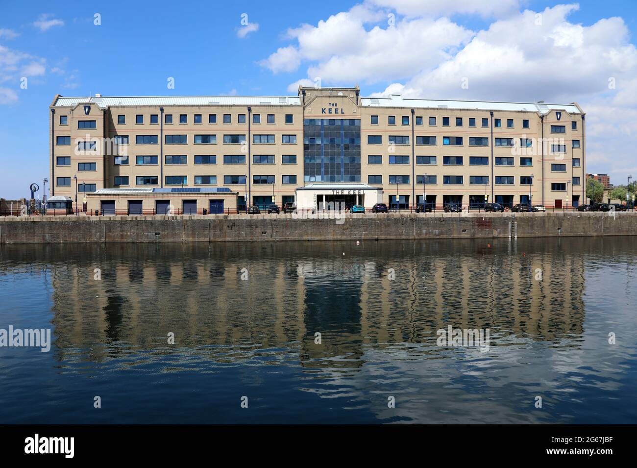 Die Keel Luxus Apartments am Wasser in Liverpool Stockfoto