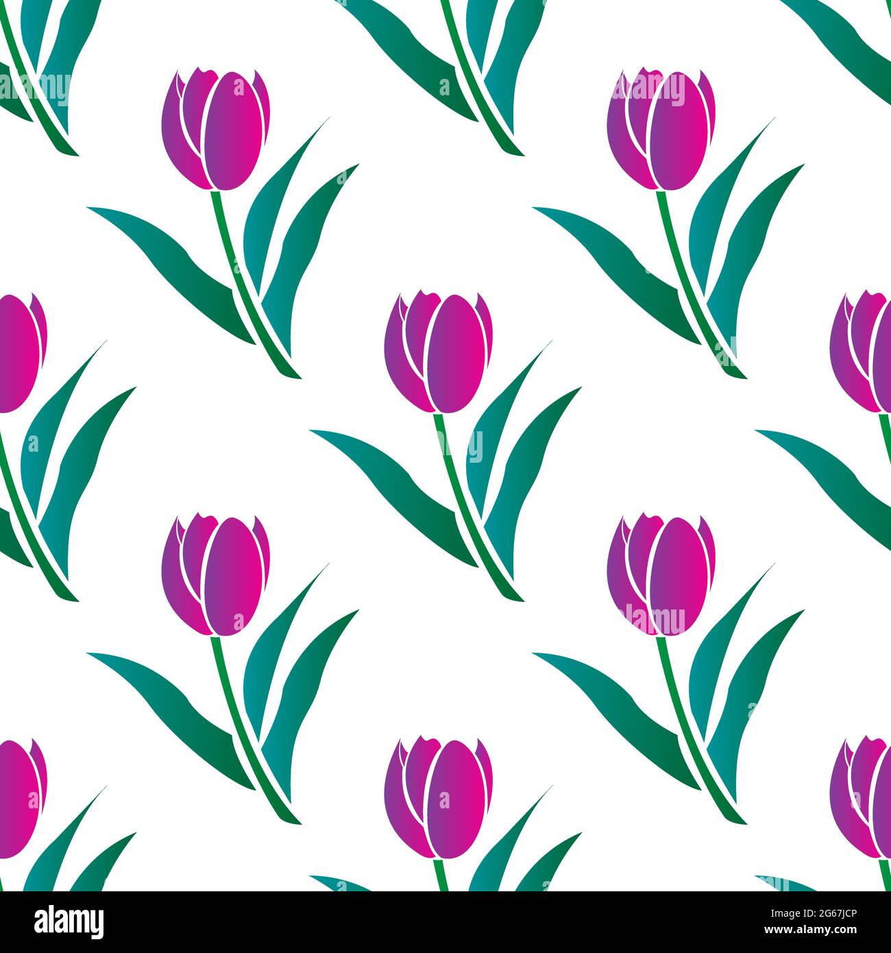 Abstract Floral Design Konzept der indischen Volkskunst isoliert auf weißem Hintergrund ist in Nahtloses Muster Stock Vektor