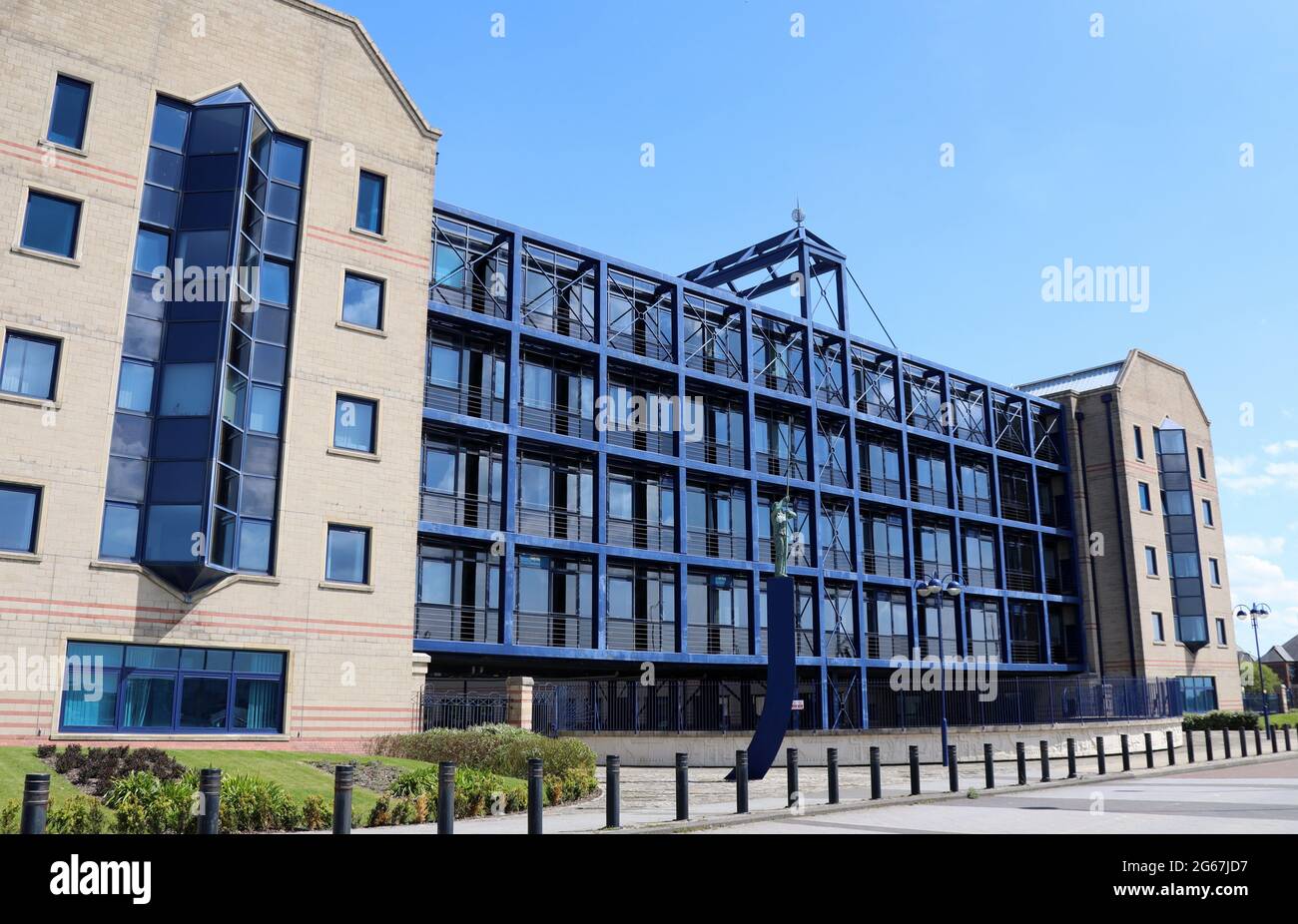 Die Keel Luxus Apartments am Wasser in Liverpool Stockfoto