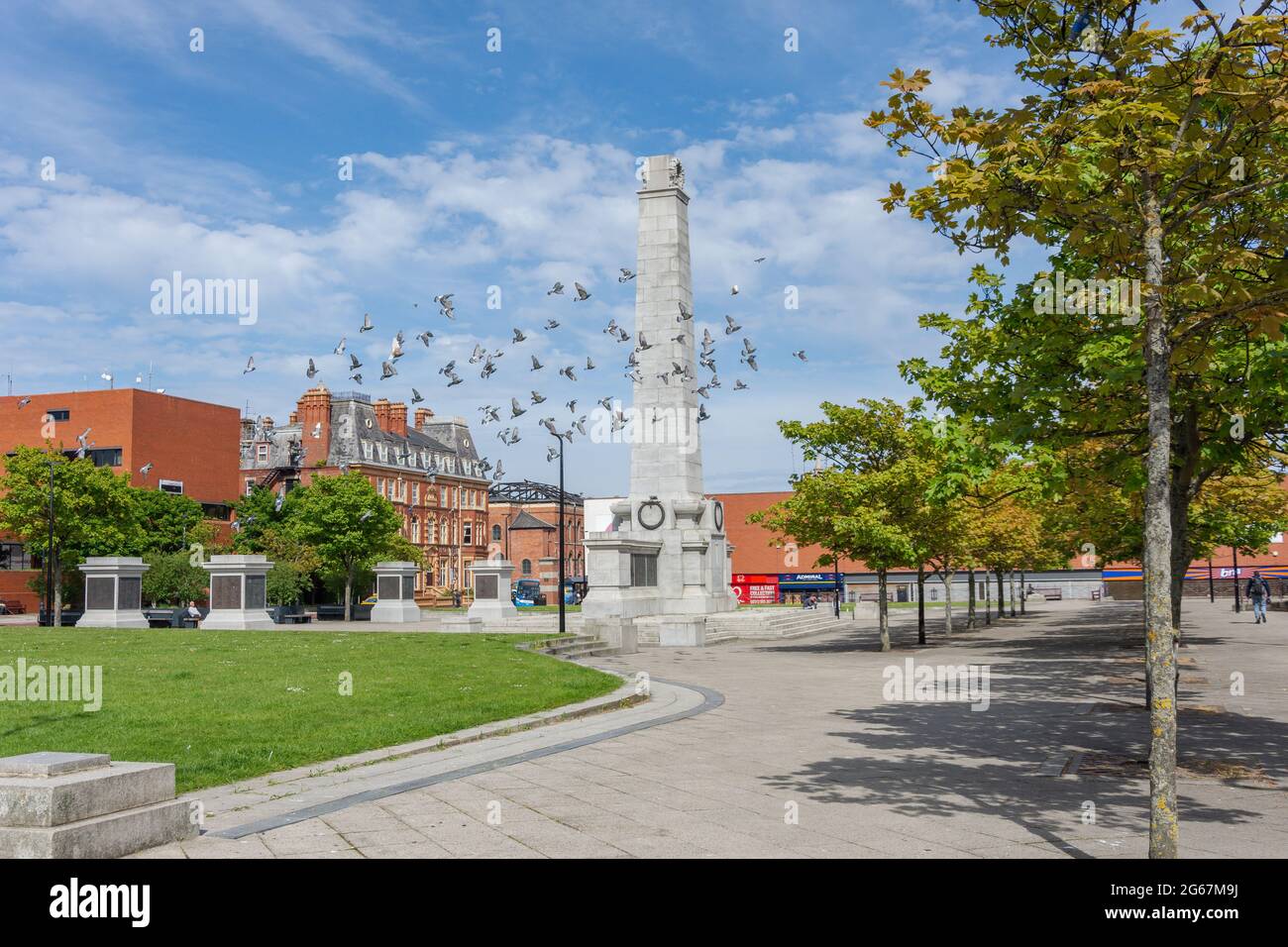 Hartlepool War Memorial, Middleton Grange, Hartlepool, County Durham, England, Vereinigtes Königreich Stockfoto