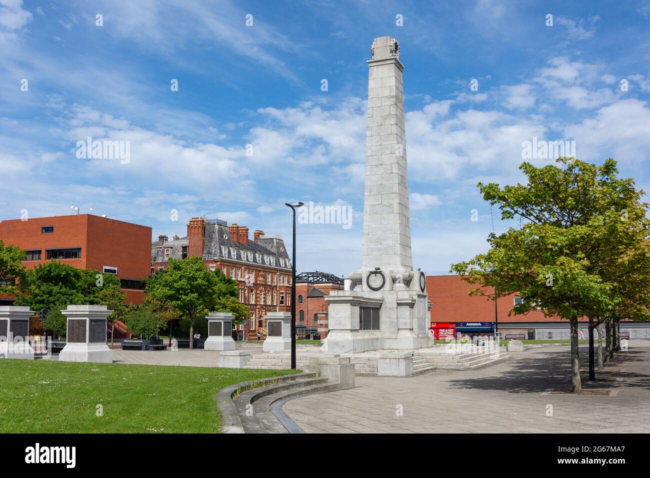 Hartlepool War Memorial, Middleton Grange, Hartlepool, County Durham, England, Vereinigtes Königreich Stockfoto