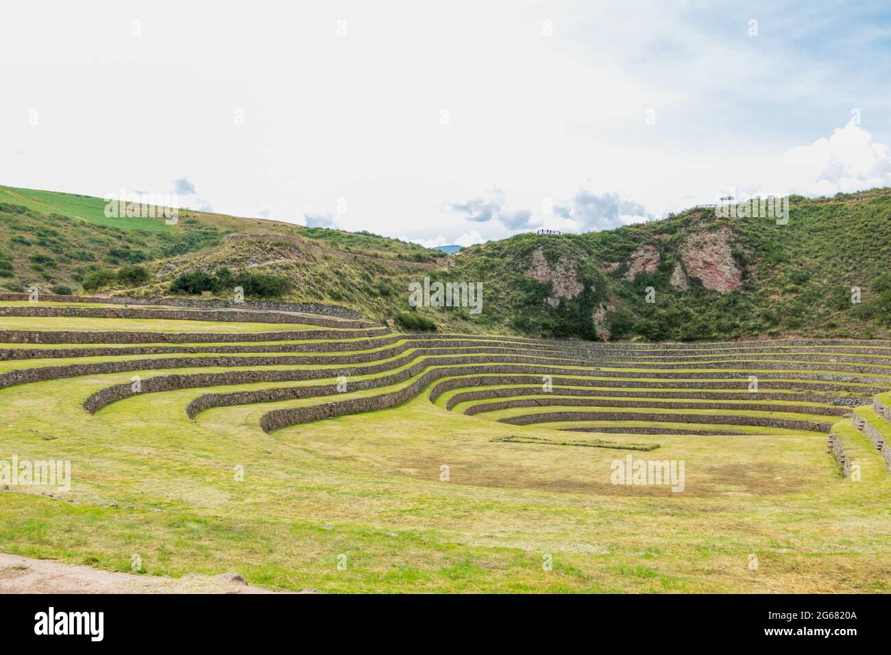 Moray, archäologische Stätte im heiligen Tal von Cusco. Peru Stockfoto