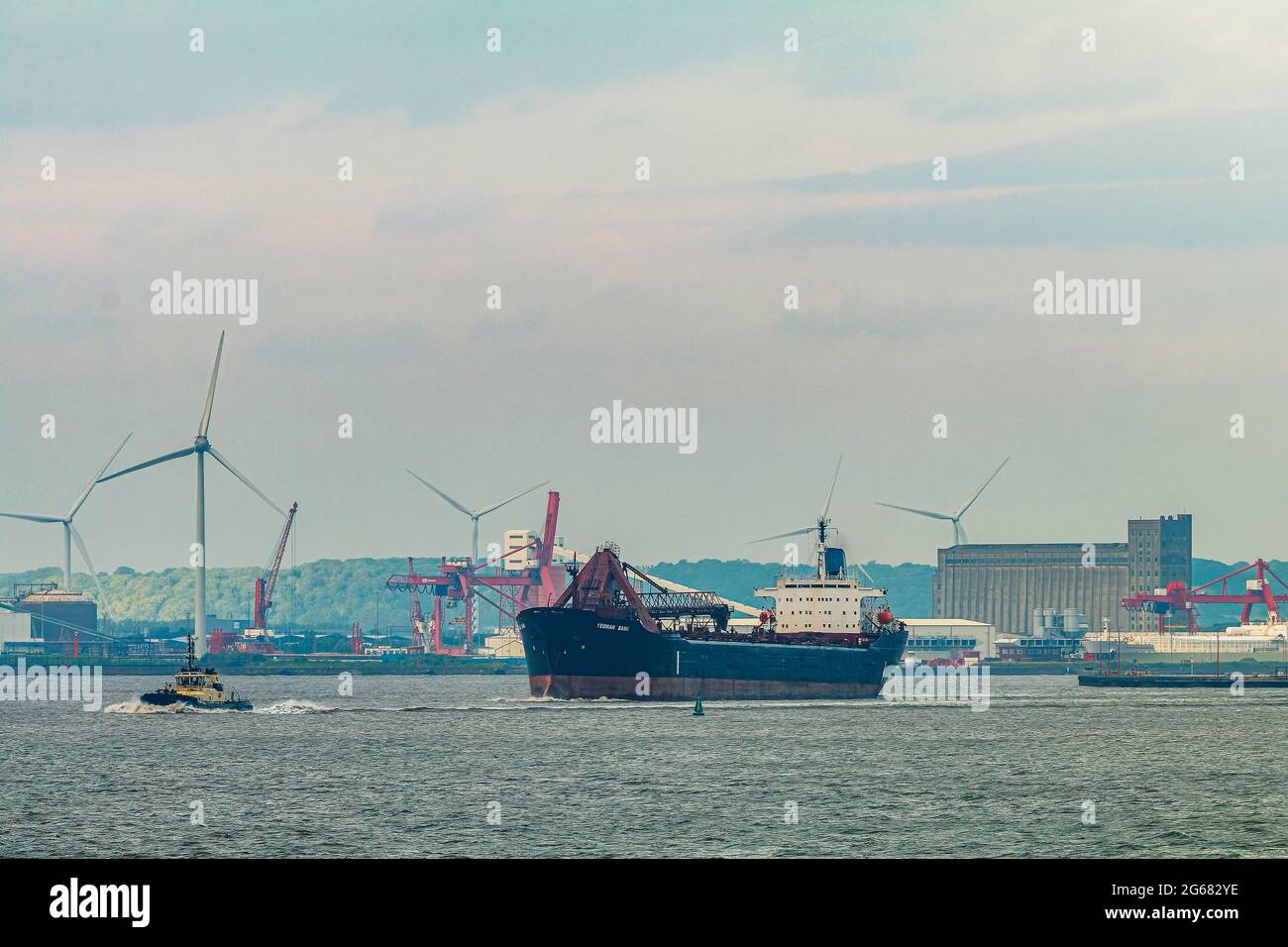 Bulk Carrier Yeoman Bank Stockfoto