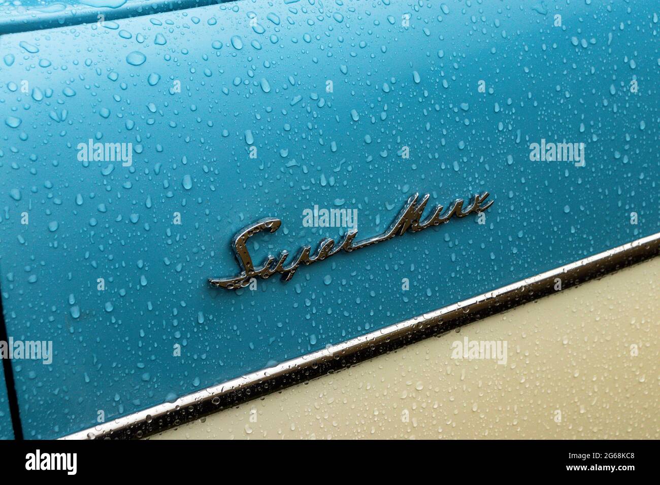 Hillman Super Minx. Fylde Vintage and Farm Show 2021. Stockfoto