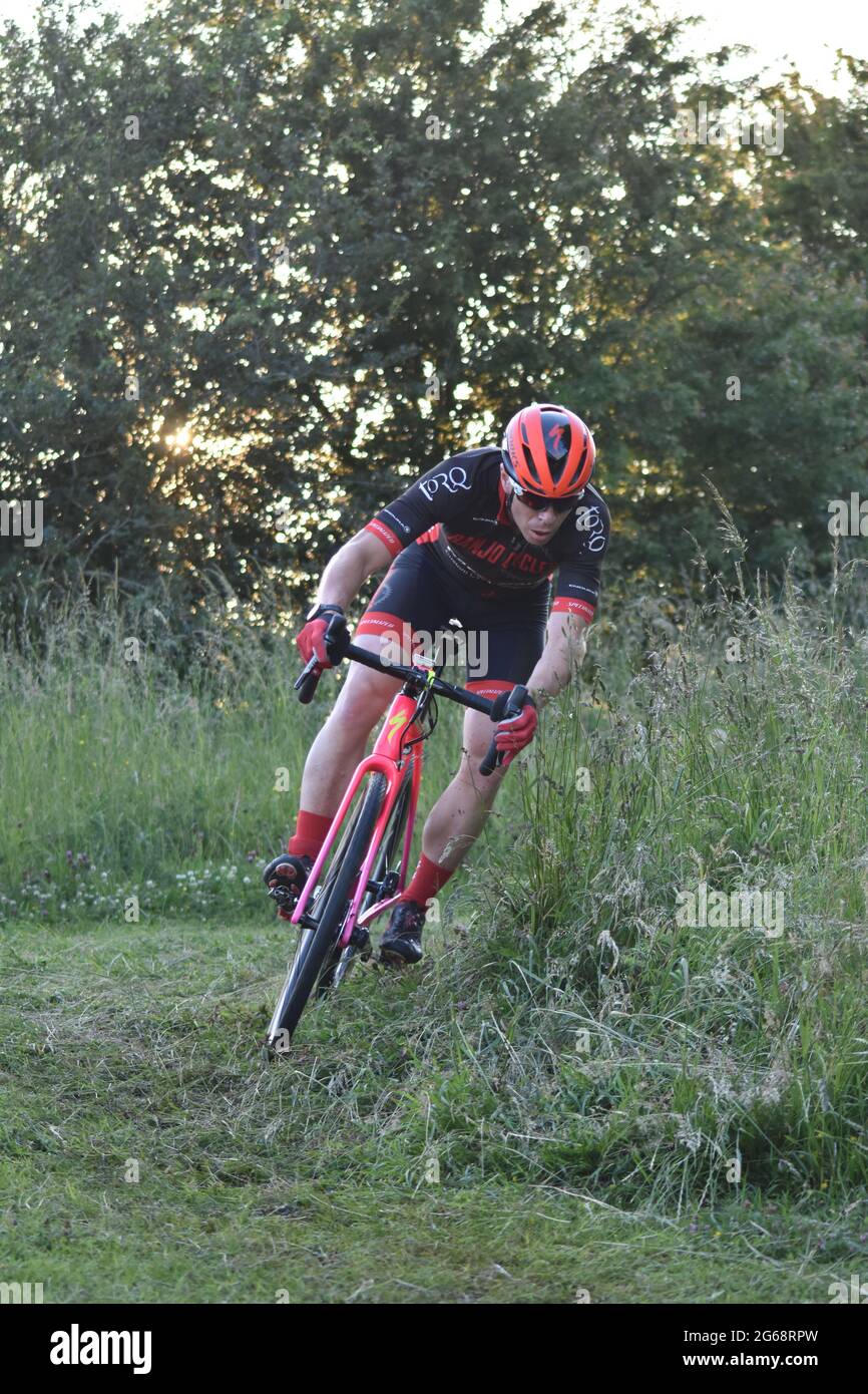 Dinton Weiden Cyclocross 23. Juni 2021 Stockfoto