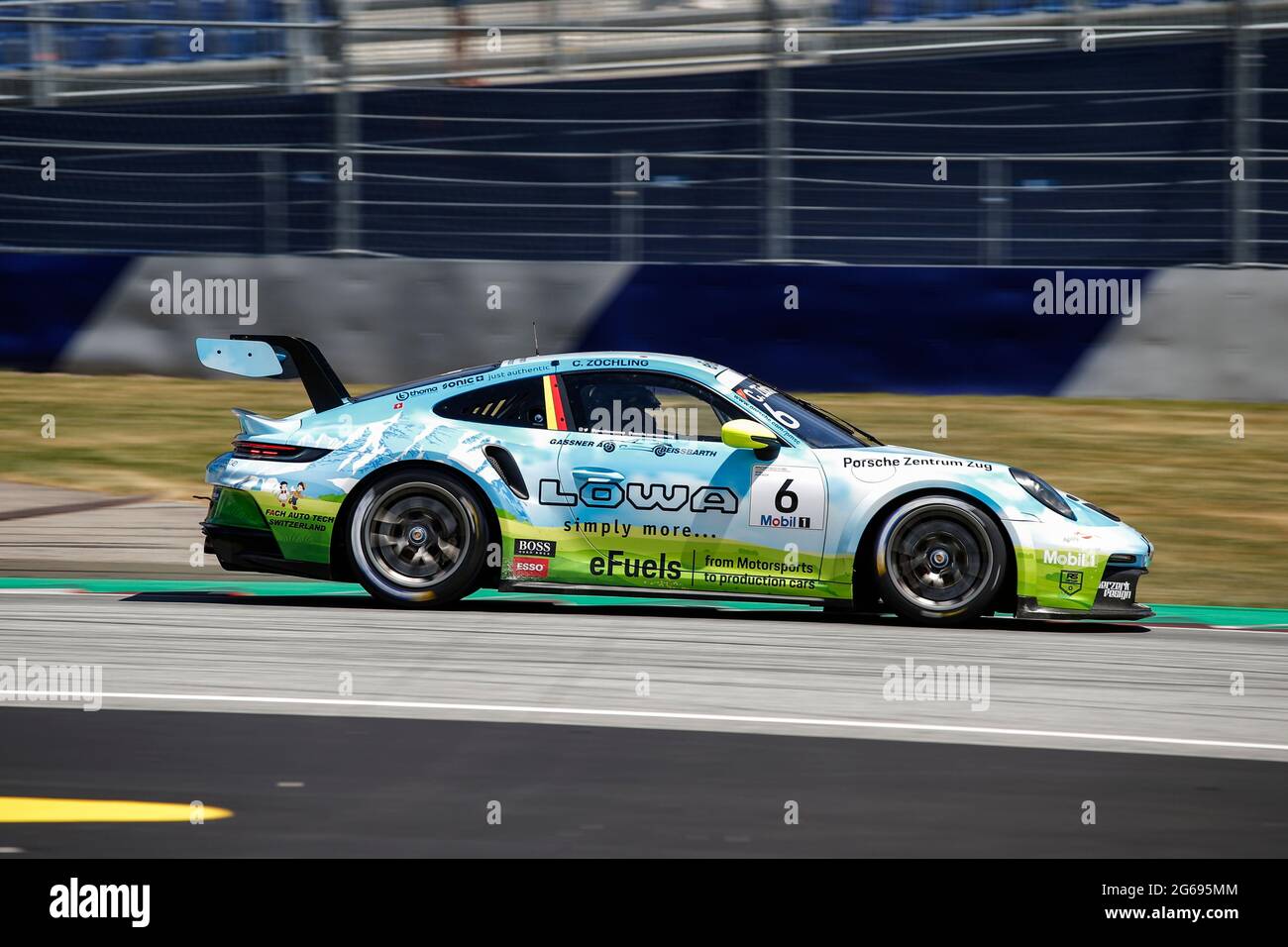 6 Christopher Zochling (A, FACH AUTO TECH), Porsche Mobil 1 Supercup am Red  Bull Ring am 3. Juli 2021 in Spielberg, Österreich. (Foto von HOCH ZWEI  Stockfotografie - Alamy