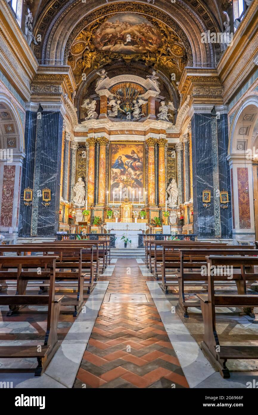 Rom, Latium, Italien 27. August 2020 Kirche der Heiligen Namen Jesu