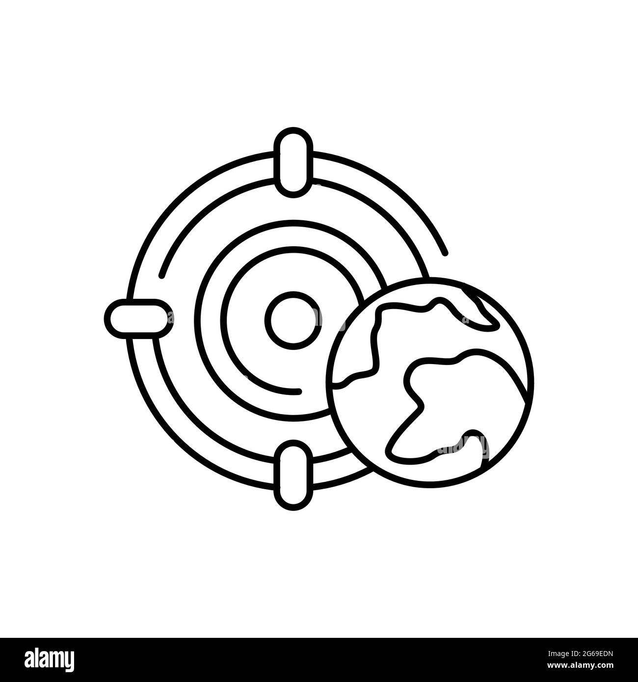 Zeichen der sozialen Verantwortung des Unternehmens. Darstellung der Ziele für nachhaltige Entwicklung. SDG. Piktogramm für Werbung, Web, mobile App, Promo. Vektorelement. Stock Vektor