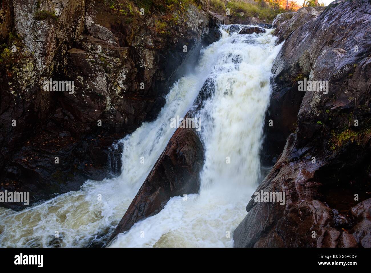 High Falls Schlucht auf hte Ausable Fluss Stockfoto