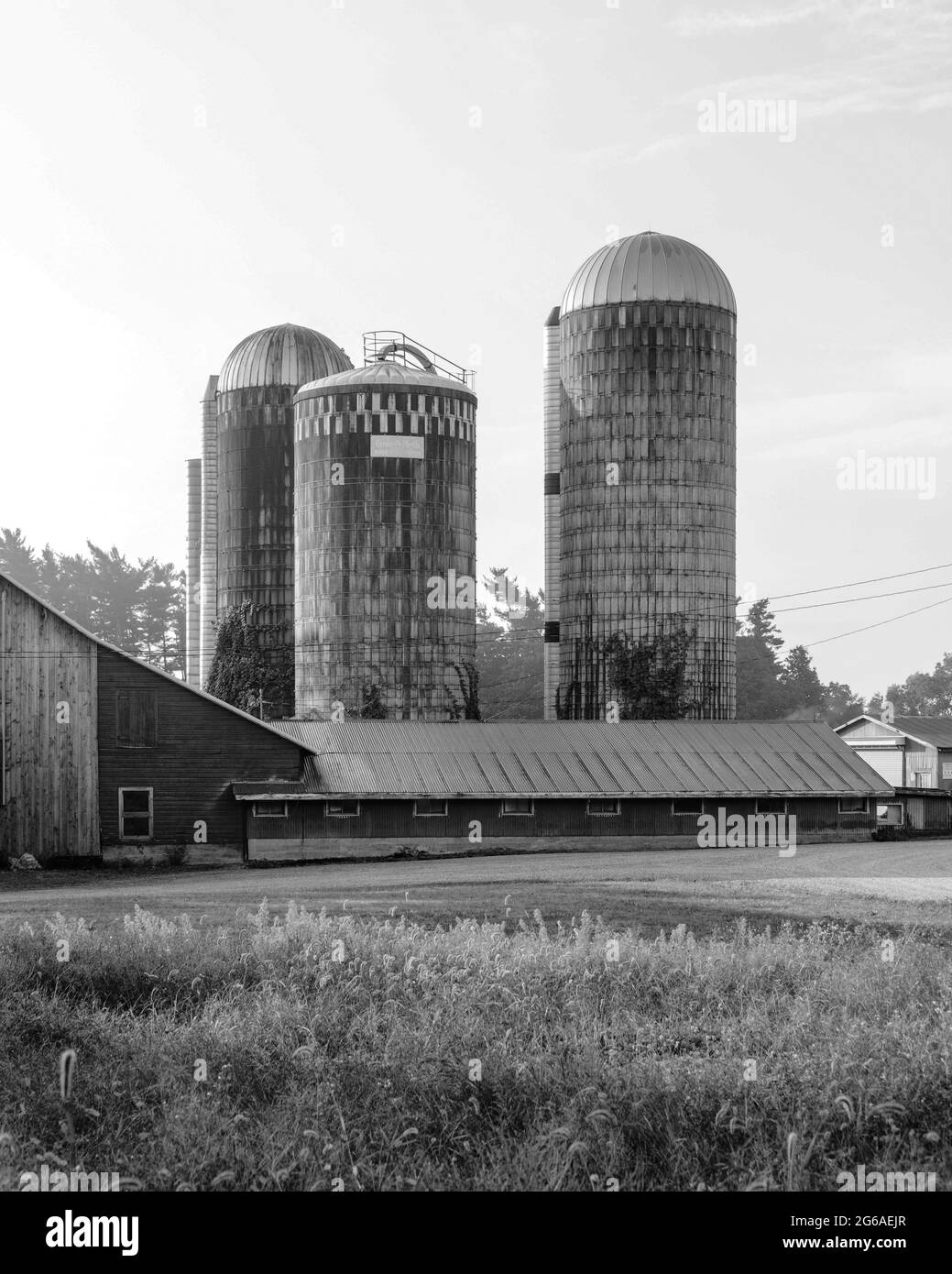 Eine Scheune auf einem Bauernhof in Kerhonkson, New York Stockfoto