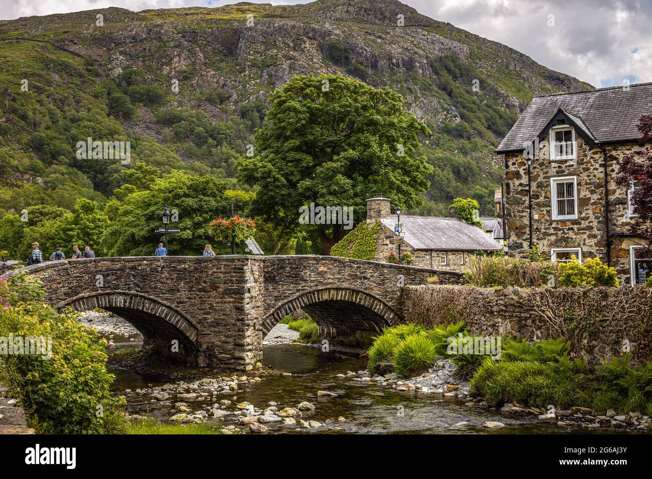 Beddgelert, Wales Stockfoto