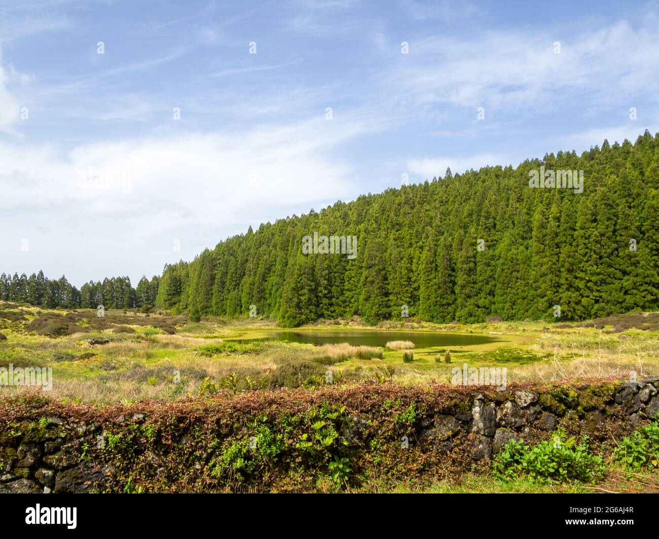 Terceira Island Landschaft Stockfoto