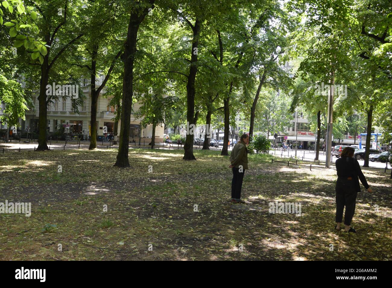 Fasanenplatz in Charlottenburg, Berlin, Deutschland - Juli 2 2021. Stockfoto