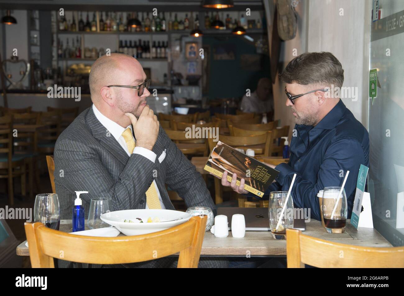 London, Großbritannien. Juli 2021. Jonathan Sothcott, Danny Bear, am Set der Renegades in der Upper Street Islington Credit: SPP Sport Press Photo. /Alamy Live News Stockfoto