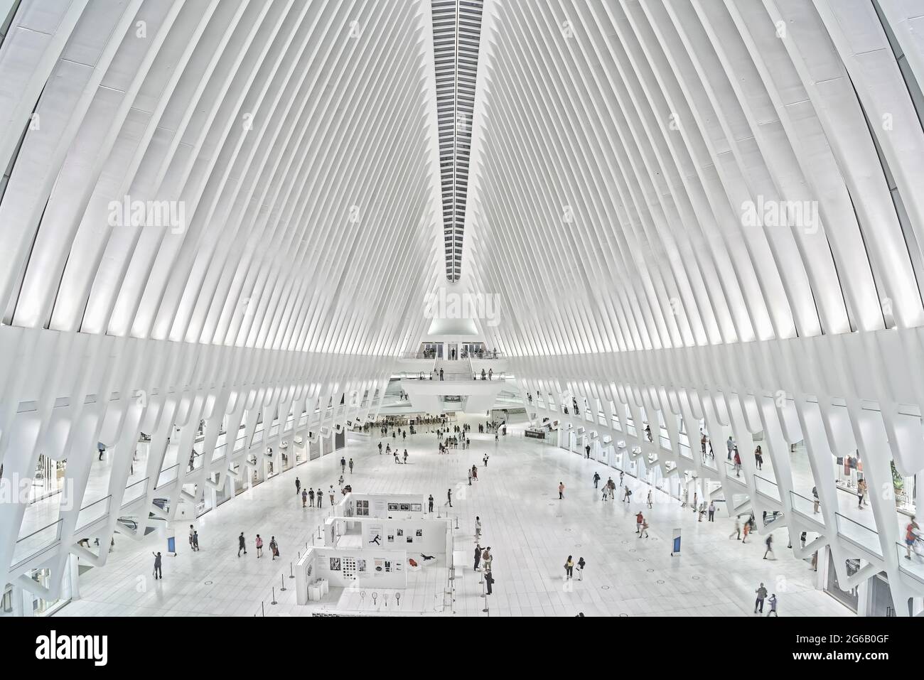 Bahnhof Oculus World Trade Center Stockfoto