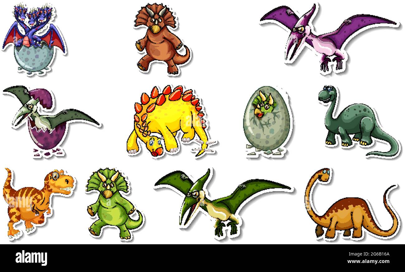 24 Bögen Dinosaurier-Aufkleber – Tolle Motive Für Kinderpartys & Basteleien
