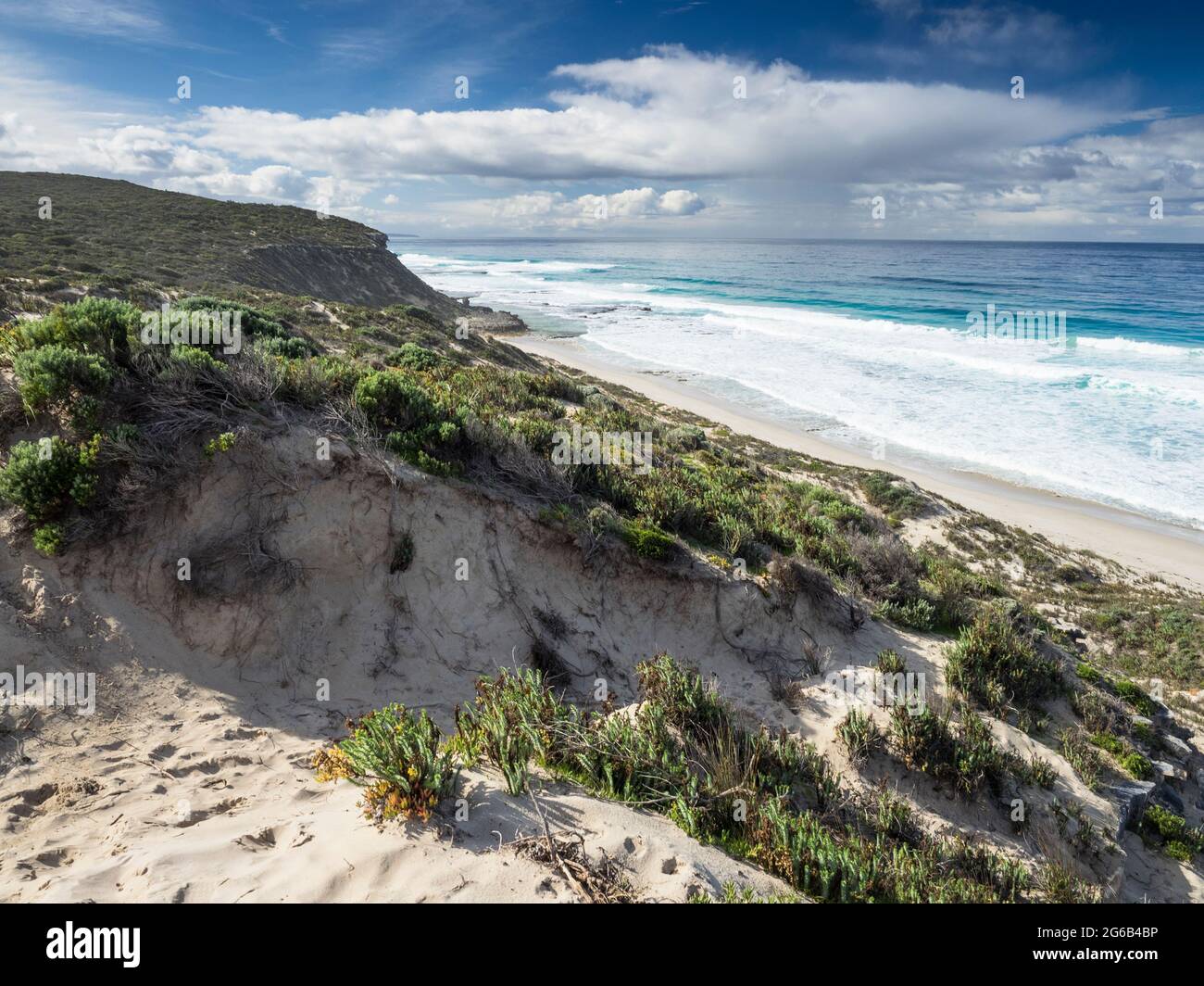 Flour Cask Bay und der Südsee, Kangaroo Island, Südaustralien Stockfoto