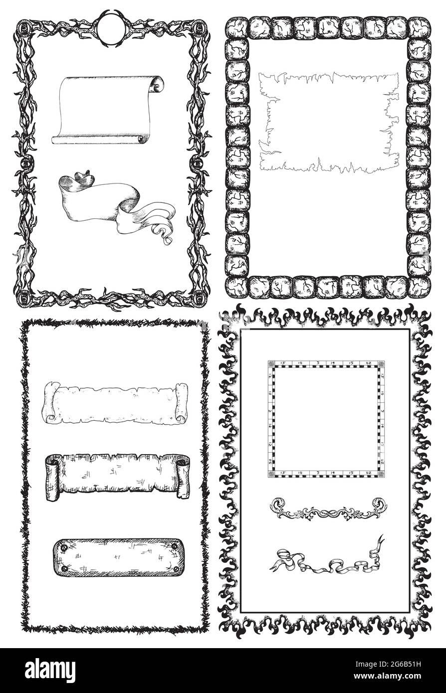Dividers Vector Vectors Stockfotos Und Bilder Kaufen Alamy