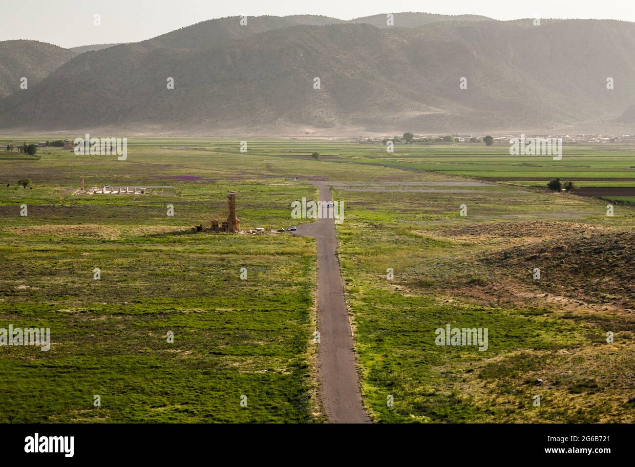Panorama von Pasargadae, der ersten Hauptstadt des Achämeniden-Reiches von Cyrus II. Dem Großen, Fars-Provinz, Iran, Persien, Westasien, Asien Stockfoto
