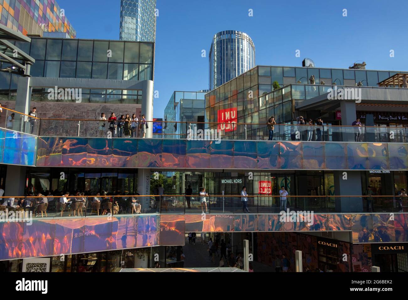 Sanlitun in Beijing, China Stockfoto