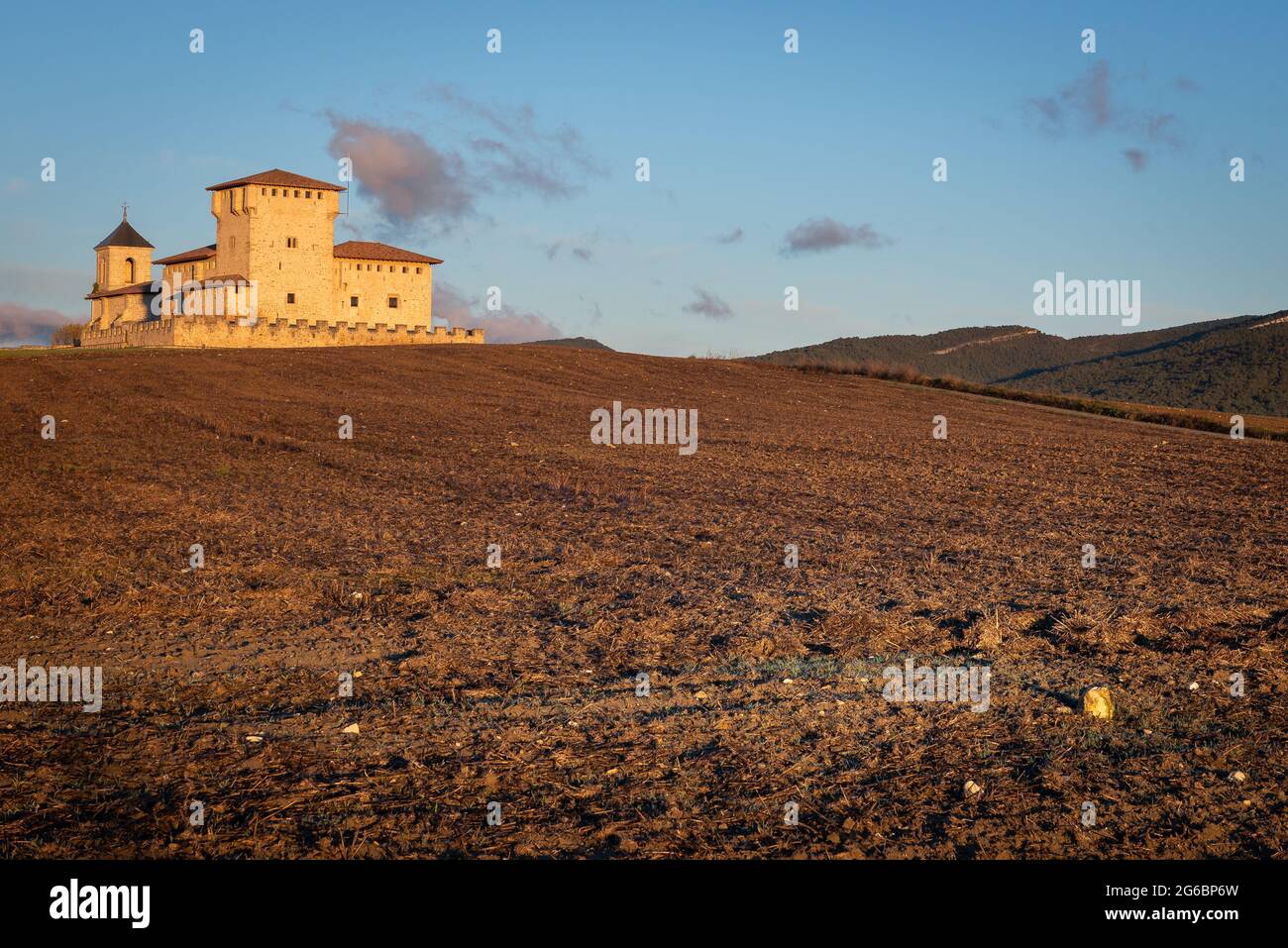 Turm-Palast von Varona, Alava, Spanien Stockfoto