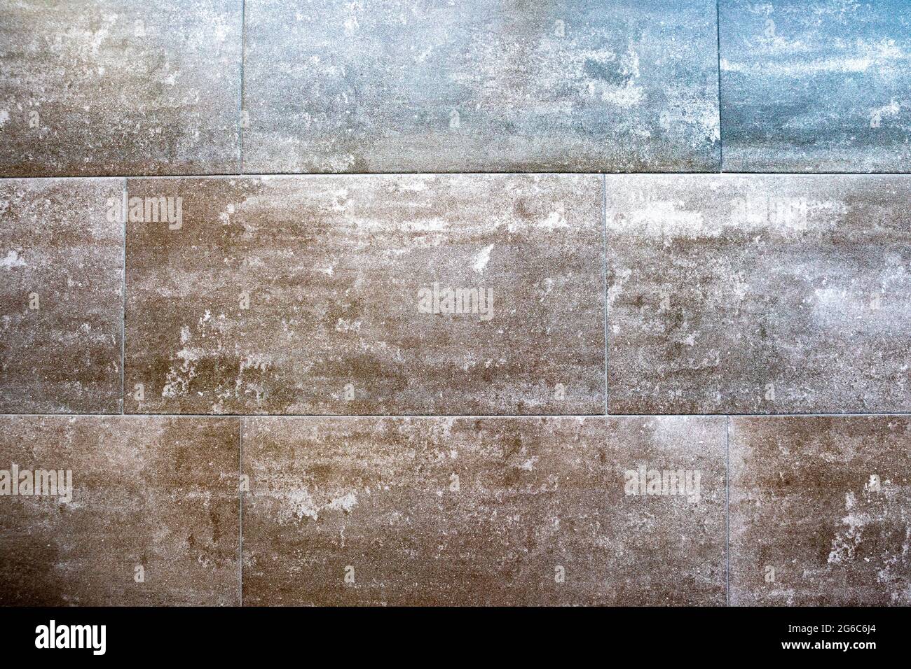 Graue Stein Textur Muster - Patchwork Fliesen / gekachelten Hintergrund Stockfoto