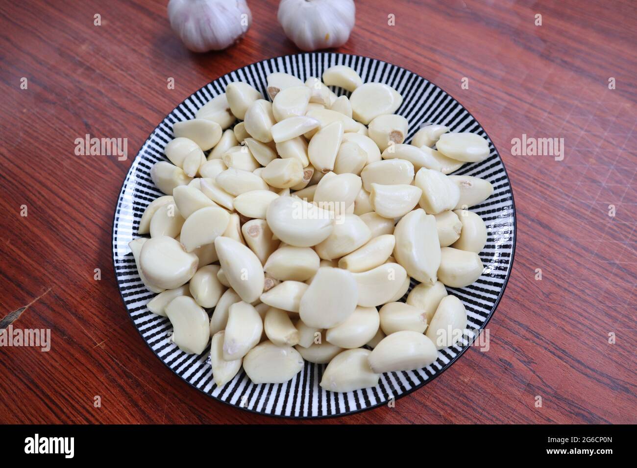 Knoblauchzehe Stockfoto