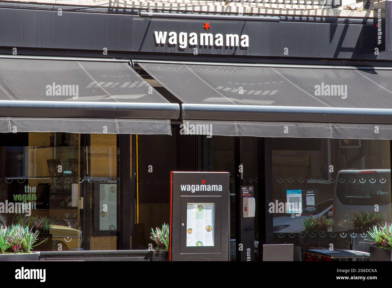 Wagamama Restaurant Ladenfront in Salisbury Stockfoto