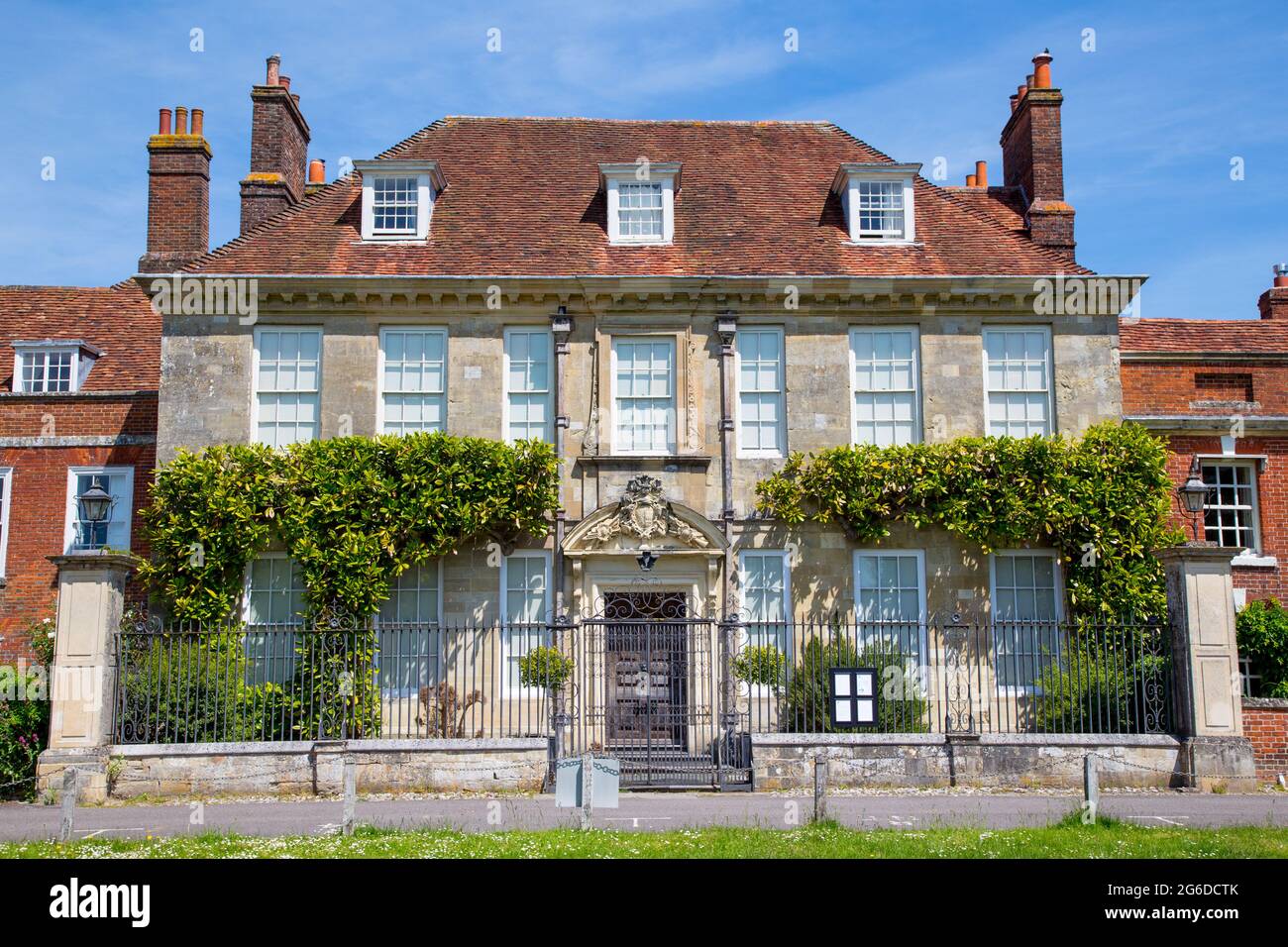 Mompesson House in Salisbury Cathedral in der Nähe, Wiltshire, England Stockfoto