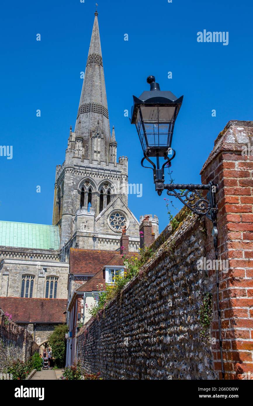 Chichester Cathedral, Chichester, West Sussex Stockfoto