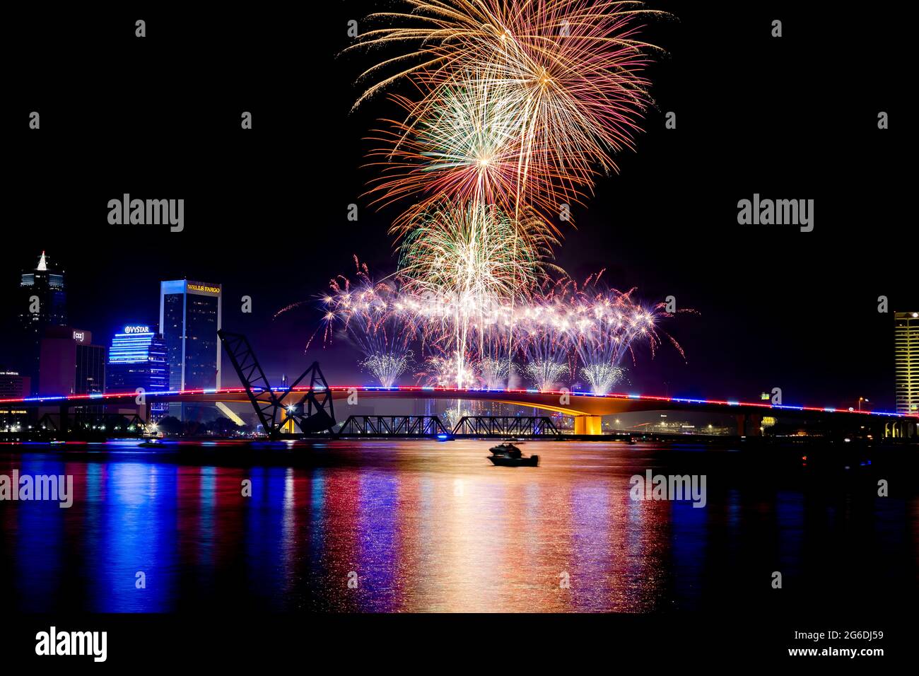 Juli 4 Stockfoto