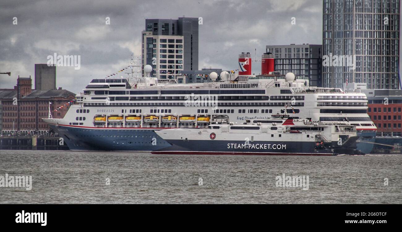 Fred Olsen Kreuzfahrt Schiff Borealis Jungfernfahrt Stockfotografie Alamy