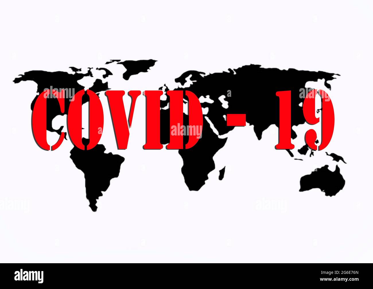 Globale Pandemie durch das Coronavirus, Covid 19, Deutschland Stockfoto
